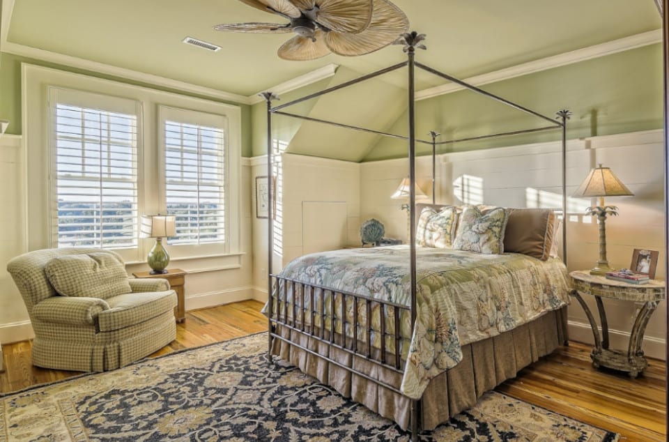 Light Green Bedroom Idea in McKinney, TX