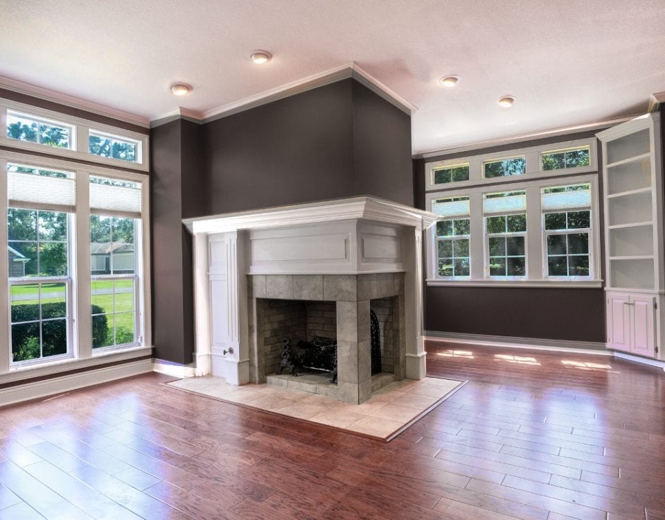 Urbane Bronze Accent Wall Mock Up House Paint