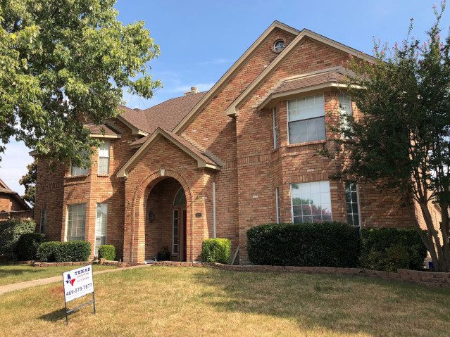 Exterior House Painting Project With Painted Brick Exterior