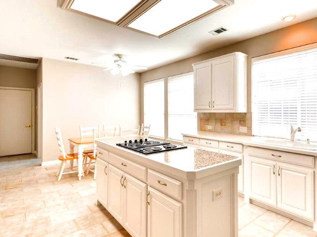 Interior House Painting Project With Painted Cabinets