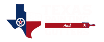 Texas Painting And Gutters Logo Primary Horizontal - Dark