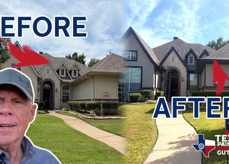 Exterior Painting Before And After In Plano, TX - August 2026