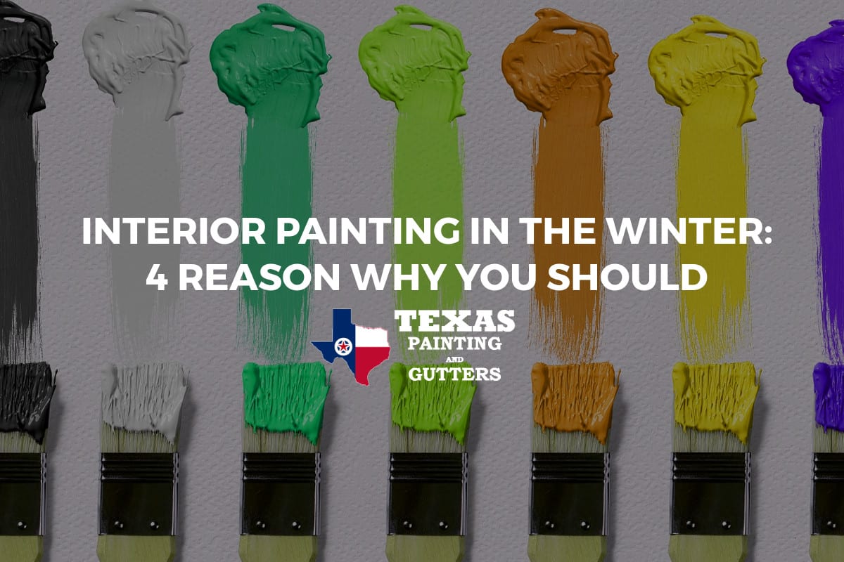 Interior Painting in Winter in Plano, TX