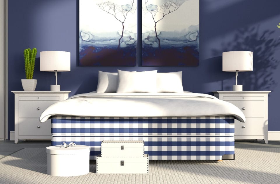 Blue Bedroom Painting Idea in Plano, TX