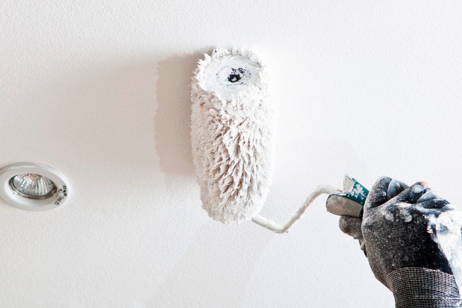 Paint a second coat while painting your ceiling