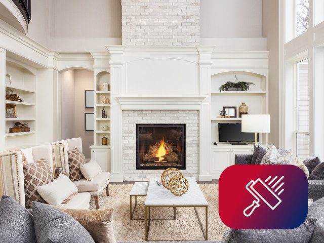 Living Room Painting in Collin County TX