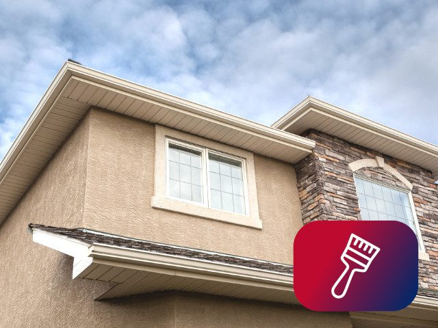 Stucco and Brick House Painting in Collin County, TX