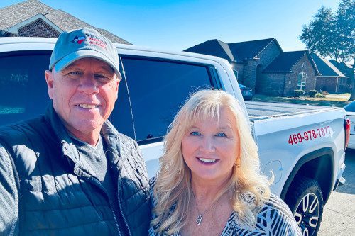 Jeff & Debbie Hahs of Texas Painting and Gutters