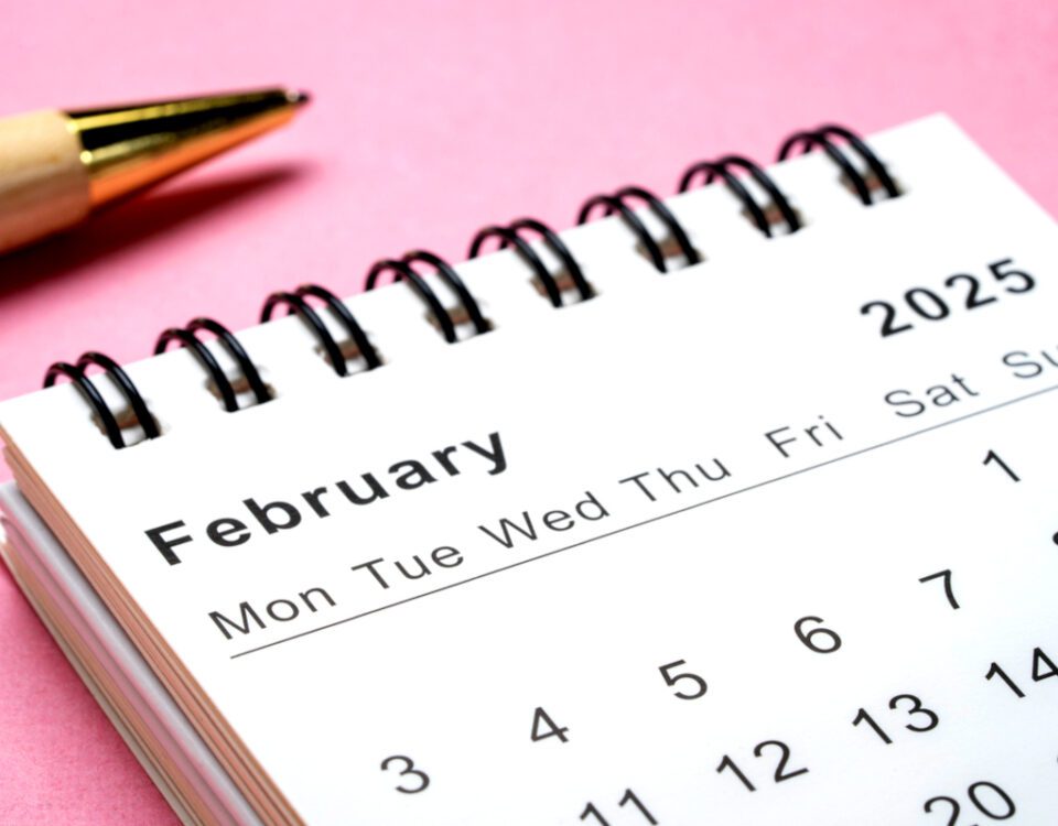 Month of February Calendar 2025