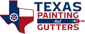Texas Painting And Gutters Logo Primary Horizontal