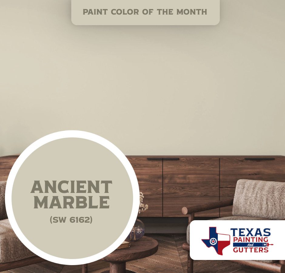 Texas Painting And Gutters - Local Paint Color Of The Month - May 2026 - Skyline Steel (SW 1015)